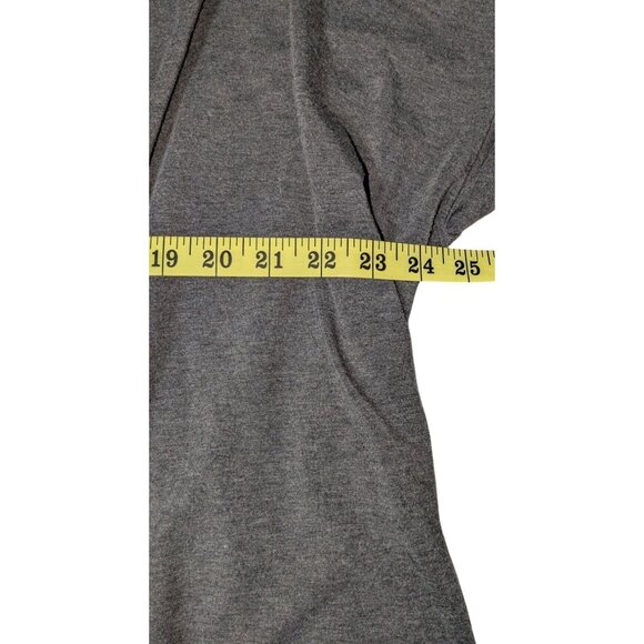 Eileen Fisher Womens Charcoal Gray Open Front Cardigan Pockets XL Relaxed Fit Li - Picture 5 of 11